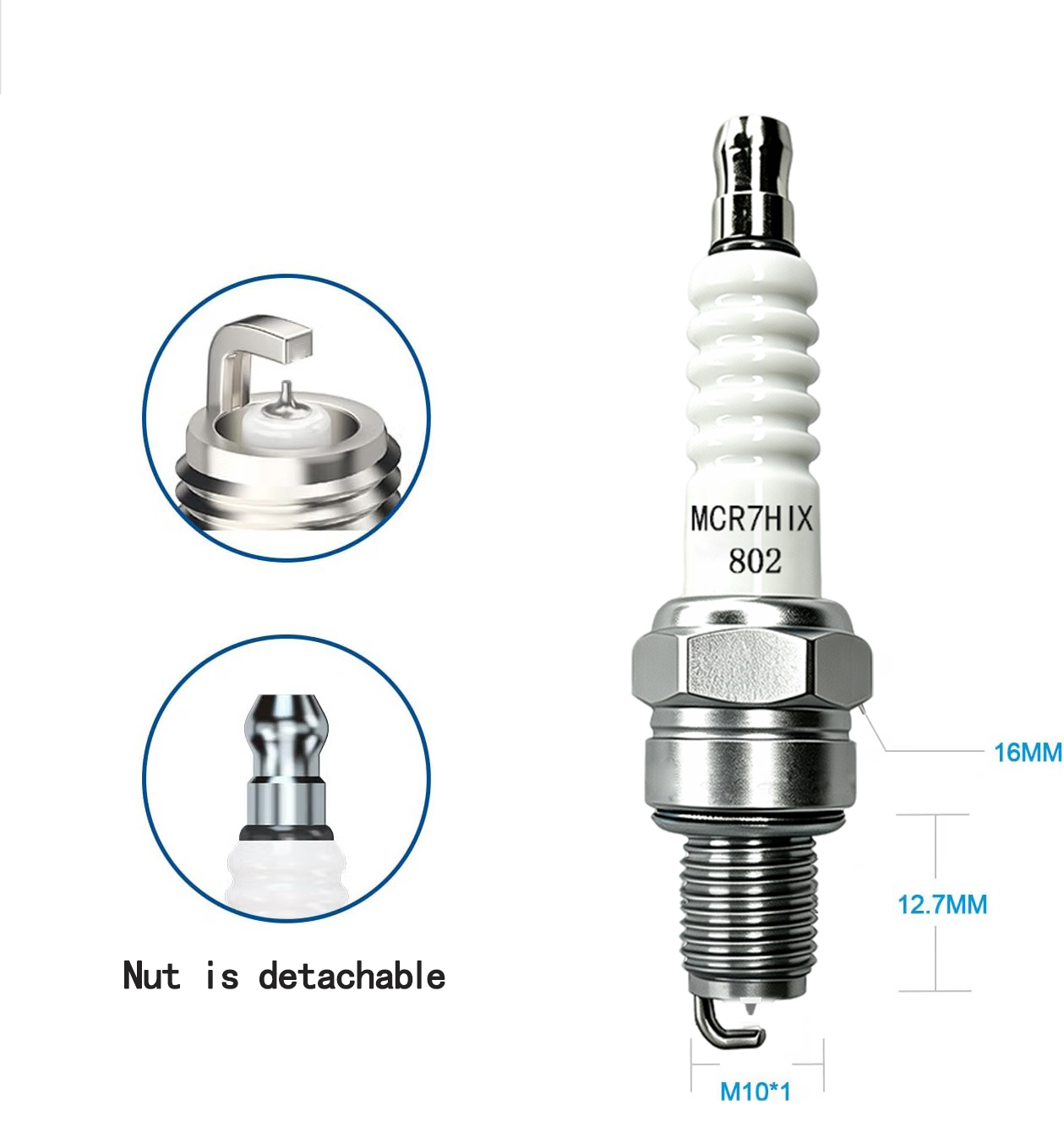 1-4 pcs Origina Good AN Iridiu - Motorcycle Spark Plug review and price